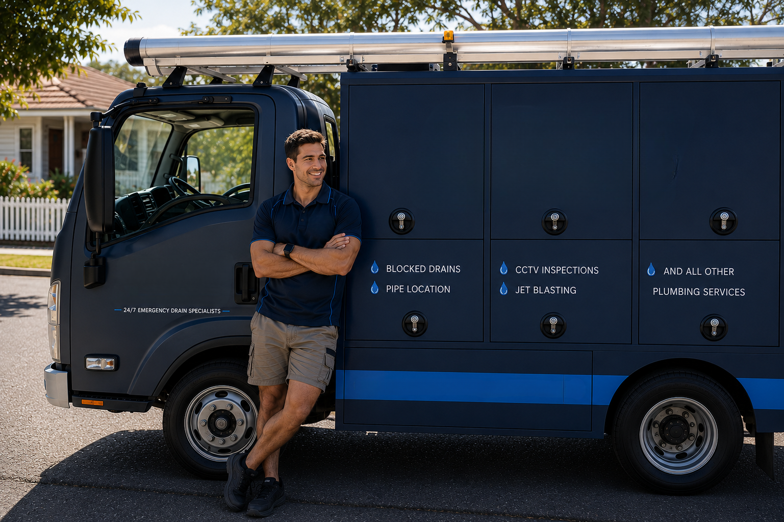 Plumber with Bella Vista Blocked Drains van